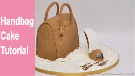 designer handbag cake instructions.